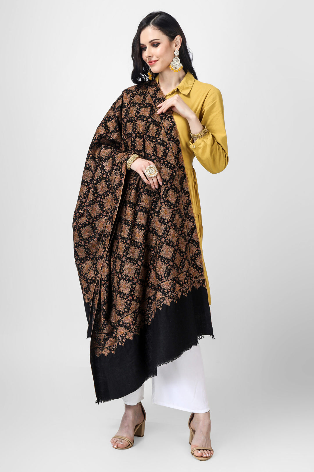 "Pashmina | Shop GI Certified Authentic Kashmiri Pashmina Shawls Online | Exquisite Handmade Kani Wraps and Luxurious Pure Cashmere Shawls from Kashmir, India | Timeless Elegance, Unmatched Craftsmanship, and Premium Quality for Discerning Buyers"
