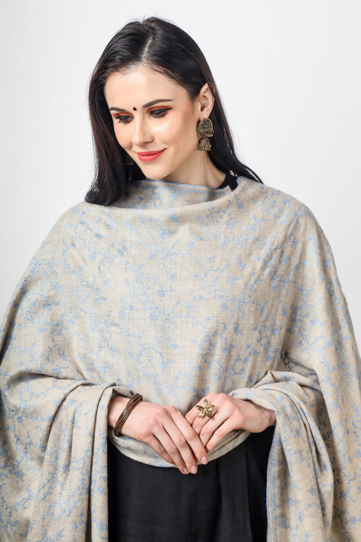 Natural Pashmina Jaldaar light blue embroidered shawl is a type of shawl made from the finest quality of natural Pashmina wool, which comes from the Himalayan mountain range. The wool is known for its softness, warmth, and durability, making it an ideal material for making shawls.
| pashmina shawls online | authentic Kashmiri pashmina shawl online | pure pashmina shawl online | original GI certified pashmina shawl online | luxury men's pashmina shawl online from Kashmir | where to buy online pure pashmina in India
| GI Tag Certified - Government-verified authentic Kashmiri Pashmina
| G20 Official Partner - Selected by India for G20 Summit gifting
| Handicraft Registered - Official recognition of traditional craftsmanship
| Certificate of Authenticity - Every purchase includes GI certification Natural Pashmina Jaldaar light blue embroidered shawl is a type of shawl made from the finest quality of natural Pashmina wool, which comes from the Himalayan mountain range. The wool is known for its softness, warmth, and durability, making it an ideal material for making shawls.
| pashmina shawls online | authentic Kashmiri pashmina shawl online | pure pashmina shawl online | original GI certified pashmina shawl online | luxury men's pashmina shawl online from Kashmir | where to buy online pure pashmina in India
| GI Tag Certified - Government-verified authentic Kashmiri Pashmina
| G20 Official Partner - Selected by India for G20 Summit gifting
| Handicraft Registered - Official recognition of traditional craftsmanship
| Certificate of Authenticity - Every purchase includes GI certification