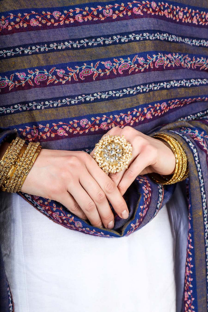 The lovely Royal Blue Pashmina Shawl is beautified with the intricacies of Sozni; beautiful in all its forms in lovely Sozni.
| pashmina shawls online | authentic Kashmiri pashmina shawl online | pure pashmina shawl online | original GI certified pashmina shawl online | luxury men's pashmina shawl online from Kashmir | where to buy online pure pashmina in India
| GI Tag Certified - Government-verified authentic Kashmiri Pashmina
| G20 Official Partner - Selected by India for G20 Summit gifting
| Handicraft Registered - Official recognition of traditional craftsmanship
| Certificate of Authenticity - Every purchase includes GI certification The lovely Royal Blue Pashmina Shawl is beautified with the intricacies of Sozni; beautiful in all its forms in lovely Sozni.
| pashmina shawls online | authentic Kashmiri pashmina shawl online | pure pashmina shawl online | original GI certified pashmina shawl online | luxury men's pashmina shawl online from Kashmir | where to buy online pure pashmina in India
| GI Tag Certified - Government-verified authentic Kashmiri Pashmina
| G20 Official Partner - Selected by India for G20 Summit gifting
| Handicraft Registered - Official recognition of traditional craftsmanship
| Certificate of Authenticity - Every purchase includes GI certification
