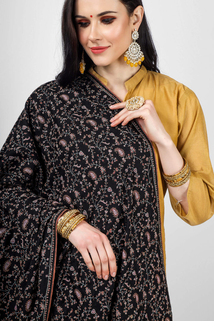 Black Pashmina Jaldaar Elegant Shawl
| pashmina shawls online | authentic Kashmiri pashmina shawl online | pure pashmina shawl online | original GI certified pashmina shawl online | luxury men's pashmina shawl online from Kashmir | where to buy online pure pashmina in India
| GI Tag Certified - Government-verified authentic Kashmiri Pashmina
| G20 Official Partner - Selected by India for G20 Summit gifting
| Handicraft Registered - Official recognition of traditional craftsmanship
| Certificate of Authenticity - Every purchase includes GI certification Black Pashmina Jaldaar Elegant Shawl
| pashmina shawls online | authentic Kashmiri pashmina shawl online | pure pashmina shawl online | original GI certified pashmina shawl online | luxury men's pashmina shawl online from Kashmir | where to buy online pure pashmina in India
| GI Tag Certified - Government-verified authentic Kashmiri Pashmina
| G20 Official Partner - Selected by India for G20 Summit gifting
| Handicraft Registered - Official recognition of traditional craftsmanship
| Certificate of Authenticity - Every purchase includes GI certification