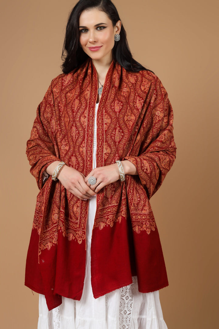 "PASHMINA SHAWL - A Statement of Elegance" bright Maroon colored Pashmina is featured by intricate Sozni across its surface. "PASHMINA SHAWLS IN  KUWAIT - Middle Eastern Opulence and Grace" . "KEPRA PASHMINA SHAWLS - For Those Who Seek Perfection"
    
      | pashmina shawls online | authentic Kashmiri pashmina shawl online | pure pashmina shawl online | original GI certified pashmina shawl online | luxury men’s pashmina shawl online from Kashmir | where to buy online pure pashmina in India
    
    | GI Tag Certified - Government-verified authentic Kashmiri Pashmina
    | G20 Official Partner - Selected by India for G20 Summit gifting
    | Handicraft Registered - Official recognition of traditional craftsmanship
    | Certificate of Authenticity - Every purchase includes GI certification
      "PASHMINA SHAWL - A Statement of Elegance" bright Maroon colored Pashmina is featured by intricate Sozni across its surface. "PASHMINA SHAWLS IN  KUWAIT - Middle Eastern Opulence and Grace" . "KEPRA PASHMINA SHAWLS - For Those Who Seek Perfection"
    
      | pashmina shawls online | authentic Kashmiri pashmina shawl online | pure pashmina shawl online | original GI certified pashmina shawl online | luxury men’s pashmina shawl online from Kashmir | where to buy online pure pashmina in India
    
    | GI Tag Certified - Government-verified authentic Kashmiri Pashmina
    | G20 Official Partner - Selected by India for G20 Summit gifting
    | Handicraft Registered - Official recognition of traditional craftsmanship
    | Certificate of Authenticity - Every purchase includes GI certification