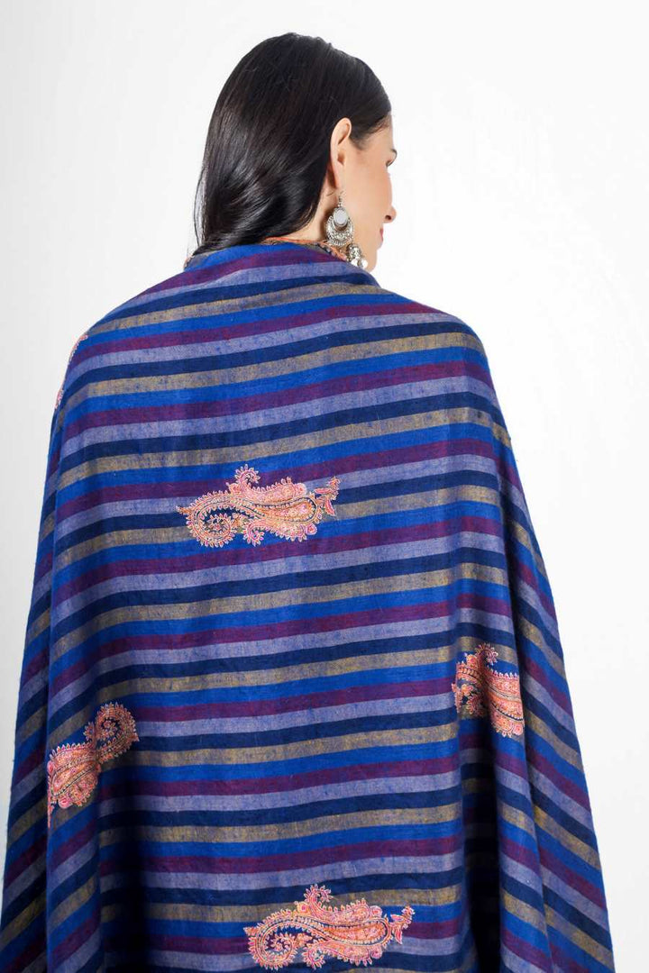 Blue Pashmina striped large bootidaar shawl
| pashmina shawls online | authentic Kashmiri pashmina shawl online | pure pashmina shawl online | original GI certified pashmina shawl online | luxury men's pashmina shawl online from Kashmir | where to buy online pure pashmina in India
| GI Tag Certified - Government-verified authentic Kashmiri Pashmina
| G20 Official Partner - Selected by India for G20 Summit gifting
| Handicraft Registered - Official recognition of traditional craftsmanship
| Certificate of Authenticity - Every purchase includes GI certification Blue Pashmina striped large bootidaar shawl
| pashmina shawls online | authentic Kashmiri pashmina shawl online | pure pashmina shawl online | original GI certified pashmina shawl online | luxury men's pashmina shawl online from Kashmir | where to buy online pure pashmina in India
| GI Tag Certified - Government-verified authentic Kashmiri Pashmina
| G20 Official Partner - Selected by India for G20 Summit gifting
| Handicraft Registered - Official recognition of traditional craftsmanship
| Certificate of Authenticity - Every purchase includes GI certification