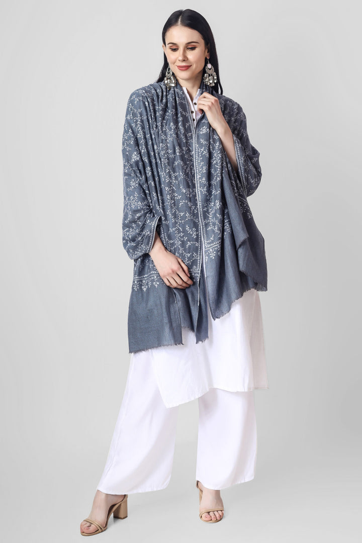 QATAR - Gray Jaldaar Sozni Embroidered Pashmina Shawl
| pashmina shawls online | authentic Kashmiri pashmina shawl online | pure pashmina shawl online | original GI certified pashmina shawl online | luxury men's pashmina shawl online from Kashmir | where to buy online pure pashmina in India
| GI Tag Certified - Government-verified authentic Kashmiri Pashmina
| G20 Official Partner - Selected by India for G20 Summit gifting
| Handicraft Registered - Official recognition of traditional craftsmanship
| Certificate of Authenticity - Every purchase includes GI certification QATAR - Gray Jaldaar Sozni Embroidered Pashmina Shawl
| pashmina shawls online | authentic Kashmiri pashmina shawl online | pure pashmina shawl online | original GI certified pashmina shawl online | luxury men's pashmina shawl online from Kashmir | where to buy online pure pashmina in India
| GI Tag Certified - Government-verified authentic Kashmiri Pashmina
| G20 Official Partner - Selected by India for G20 Summit gifting
| Handicraft Registered - Official recognition of traditional craftsmanship
| Certificate of Authenticity - Every purchase includes GI certification