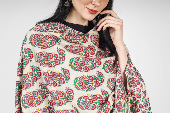 White Pure Pashmina Shawl with Sozni Jama Hand-Embroidery Almond design will embrace your beauty in every way.
    
      | pashmina shawls online | authentic Kashmiri pashmina shawl online | pure pashmina shawl online | original GI certified pashmina shawl online | luxury men’s pashmina shawl online from Kashmir | where to buy online pure pashmina in India
    
    | GI Tag Certified - Government-verified authentic Kashmiri Pashmina
    | G20 Official Partner - Selected by India for G20 Summit gifting
    | Handicraft Registered - Official recognition of traditional craftsmanship
    | Certificate of Authenticity - Every purchase includes GI certification
      White Pure Pashmina Shawl with Sozni Jama Hand-Embroidery Almond design will embrace your beauty in every way.
    
      | pashmina shawls online | authentic Kashmiri pashmina shawl online | pure pashmina shawl online | original GI certified pashmina shawl online | luxury men’s pashmina shawl online from Kashmir | where to buy online pure pashmina in India
    
    | GI Tag Certified - Government-verified authentic Kashmiri Pashmina
    | G20 Official Partner - Selected by India for G20 Summit gifting
    | Handicraft Registered - Official recognition of traditional craftsmanship
    | Certificate of Authenticity - Every purchase includes GI certification