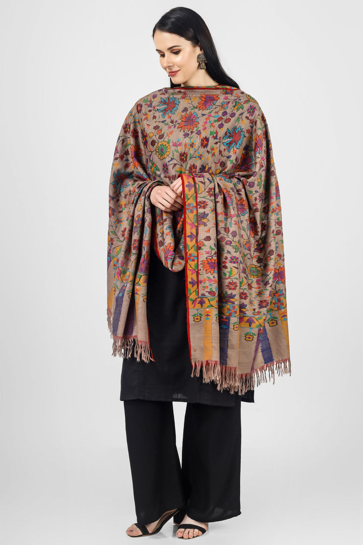 "KANI SHAWL - The Ravishing Shade of Natural (Khudrang) Woven with Dancing Florals and Nature's Colors in Splendid Kani Weave liked by these countries - USA, UK, GERMANY, UAE, INDIA, FRANCE, CANADA, AUSTRALIA, JAPAN, CHINA."
| pashmina shawls online | authentic Kashmiri pashmina shawl online | pure pashmina shawl online | original GI certified pashmina shawl online | luxury men's pashmina shawl online from Kashmir | where to buy online pure pashmina in India
| GI Tag Certified - Government-verified authentic Kashmiri Pashmina
| G20 Official Partner - Selected by India for G20 Summit gifting
| Handicraft Registered - Official recognition of traditional craftsmanship
| Certificate of Authenticity - Every purchase includes GI certification "KANI SHAWL - The Ravishing Shade of Natural (Khudrang) Woven with Dancing Florals and Nature's Colors in Splendid Kani Weave liked by these countries - USA, UK, GERMANY, UAE, INDIA, FRANCE, CANADA, AUSTRALIA, JAPAN, CHINA."
| pashmina shawls online | authentic Kashmiri pashmina shawl online | pure pashmina shawl online | original GI certified pashmina shawl online | luxury men's pashmina shawl online from Kashmir | where to buy online pure pashmina in India
| GI Tag Certified - Government-verified authentic Kashmiri Pashmina
| G20 Official Partner - Selected by India for G20 Summit gifting
| Handicraft Registered - Official recognition of traditional craftsmanship
| Certificate of Authenticity - Every purchase includes GI certification