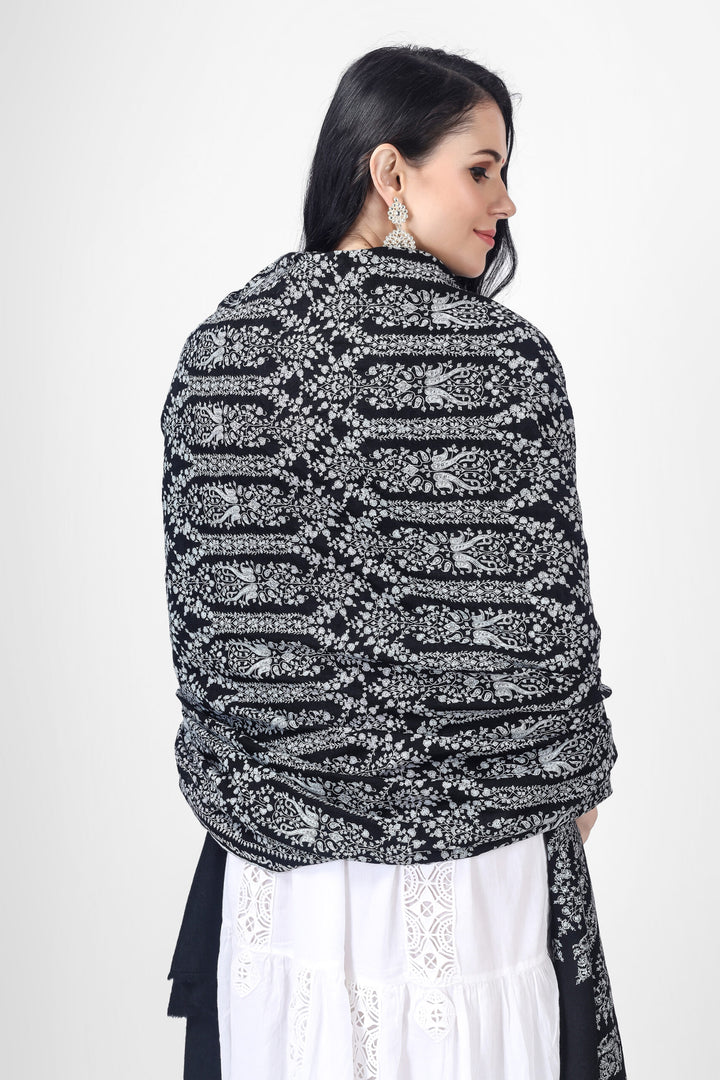 PASHMINA-Black Pashmina Mehraab sozni Jama shawl
    
      | pashmina shawls online | authentic Kashmiri pashmina shawl online | pure pashmina shawl online | original GI certified pashmina shawl online | luxury men’s pashmina shawl online from Kashmir | where to buy online pure pashmina in India
    
    | GI Tag Certified - Government-verified authentic Kashmiri Pashmina
    | G20 Official Partner - Selected by India for G20 Summit gifting
    | Handicraft Registered - Official recognition of traditional craftsmanship
    | Certificate of Authenticity - Every purchase includes GI certification
      PASHMINA-Black Pashmina Mehraab sozni Jama shawl
    
      | pashmina shawls online | authentic Kashmiri pashmina shawl online | pure pashmina shawl online | original GI certified pashmina shawl online | luxury men’s pashmina shawl online from Kashmir | where to buy online pure pashmina in India
    
    | GI Tag Certified - Government-verified authentic Kashmiri Pashmina
    | G20 Official Partner - Selected by India for G20 Summit gifting
    | Handicraft Registered - Official recognition of traditional craftsmanship
    | Certificate of Authenticity - Every purchase includes GI certification
