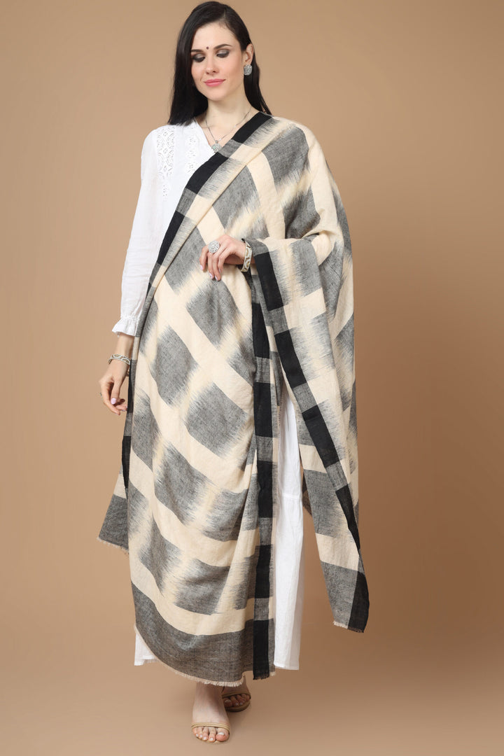 The most gifted and knowledgeable Artisans created this magnificent, genuine, and handcrafted Pashmina Stole with a Kuwait pashmina Ikkat pattern. A touch of elegance may be added to any outfit with the help of this handwoven pashmina shawl. You will experience the everlasting luxury of pashmina thanks to the Ikkat pattern design and exquisiteness of this Pashmina Shawl. It is the pinnacle of luxury, fashion, heritage, and tradition.
| pashmina shawls online | authentic Kashmiri pashmina shawl online | pure pashmina shawl online | original GI certified pashmina shawl online | luxury men's pashmina shawl online from Kashmir | where to buy online pure pashmina in India
| GI Tag Certified - Government-verified authentic Kashmiri Pashmina
| G20 Official Partner - Selected by India for G20 Summit gifting
| Handicraft Registered - Official recognition of traditional craftsmanship
| Certificate of Authenticity - Every purchase includes GI certification The most gifted and knowledgeable Artisans created this magnificent, genuine, and handcrafted Pashmina Stole with a Kuwait pashmina Ikkat pattern. A touch of elegance may be added to any outfit with the help of this handwoven pashmina shawl. You will experience the everlasting luxury of pashmina thanks to the Ikkat pattern design and exquisiteness of this Pashmina Shawl. It is the pinnacle of luxury, fashion, heritage, and tradition.
| pashmina shawls online | authentic Kashmiri pashmina shawl online | pure pashmina shawl online | original GI certified pashmina shawl online | luxury men's pashmina shawl online from Kashmir | where to buy online pure pashmina in India
| GI Tag Certified - Government-verified authentic Kashmiri Pashmina
| G20 Official Partner - Selected by India for G20 Summit gifting
| Handicraft Registered - Official recognition of traditional craftsmanship
| Certificate of Authenticity - Every purchase includes GI certification