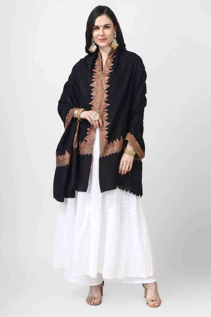 PASHMINA - Black Ali design Pashmina Border sozni shawl
| pashmina shawls online | authentic Kashmiri pashmina shawl online | pure pashmina shawl online | original GI certified pashmina shawl online | luxury men's pashmina shawl online from Kashmir | where to buy online pure pashmina in India
| GI Tag Certified - Government-verified authentic Kashmiri Pashmina
| G20 Official Partner - Selected by India for G20 Summit gifting
| Handicraft Registered - Official recognition of traditional craftsmanship
| Certificate of Authenticity - Every purchase includes GI certification PASHMINA - Black Ali design Pashmina Border sozni shawl
| pashmina shawls online | authentic Kashmiri pashmina shawl online | pure pashmina shawl online | original GI certified pashmina shawl online | luxury men's pashmina shawl online from Kashmir | where to buy online pure pashmina in India
| GI Tag Certified - Government-verified authentic Kashmiri Pashmina
| G20 Official Partner - Selected by India for G20 Summit gifting
| Handicraft Registered - Official recognition of traditional craftsmanship
| Certificate of Authenticity - Every purchase includes GI certification