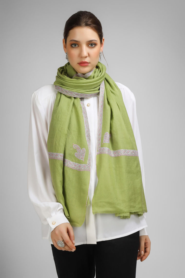 PASHMINA EMBROIDERY STOLE - KUWAIT - DELHI- DUBAI- ABUDHABI- BEST PASHMINA BRAND - JAPAN