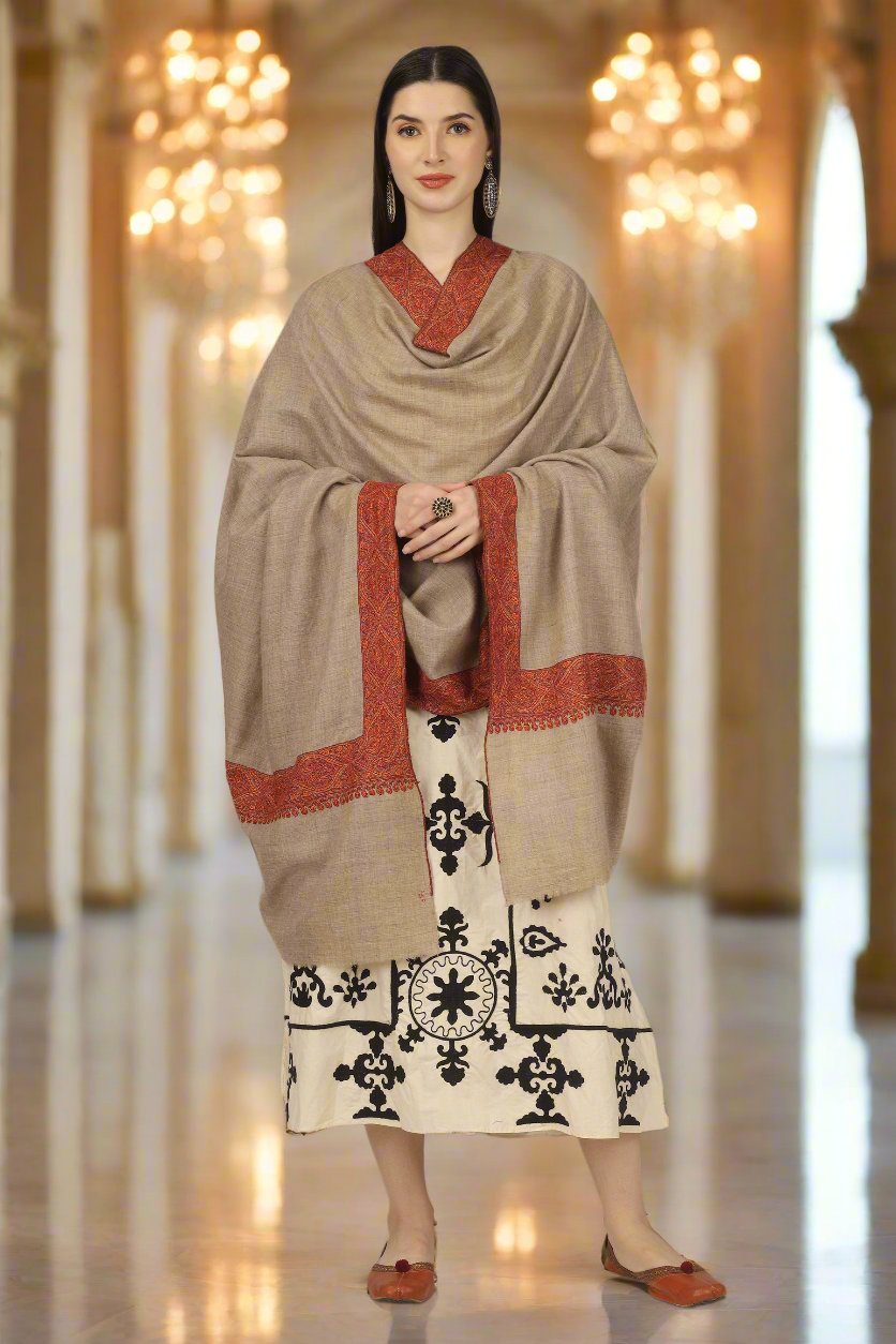 pashmina shawl orginal from kashmir, "Authentic GI Pashmina Shawl | Handmade Pashmina Shawls Online from Kashmir, India | Luxury Kani Shawls and Pure Kashmiri Shawls for Sale"