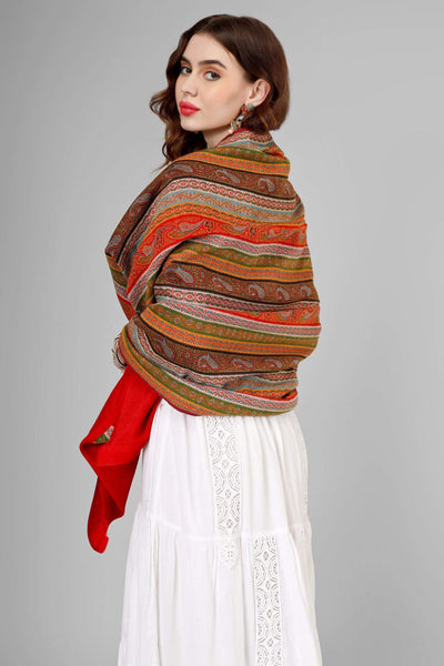 "Paisley Pashmina Antique Shawl" – a timeless blend of elegance and vintage charm.