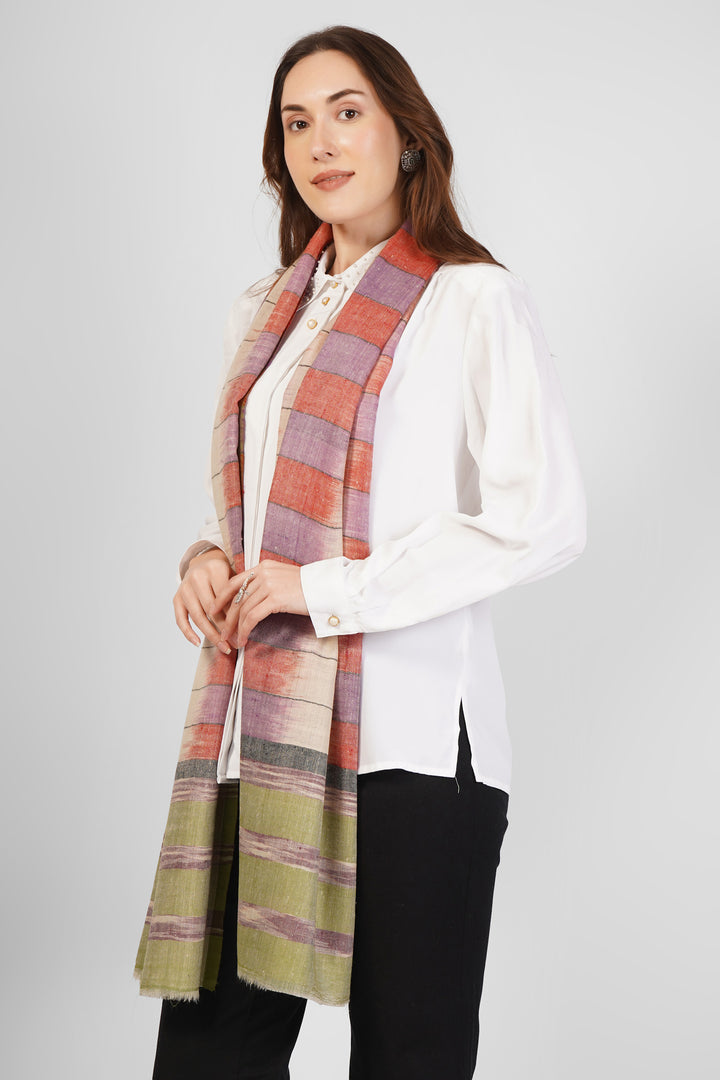 Intricate Ikkat Patterns in Contemporary Pashmina Stoles Online
Make a striking impression with our Red White Green Designer Ikkat Pashmina Stole.
    
      | pashmina shawls online | authentic Kashmiri pashmina shawl online | pure pashmina shawl online | original GI certified pashmina shawl online | luxury men's pashmina shawl online from Kashmir | where to buy online pure pashmina in India
    
    | GI Tag Certified - Government-verified authentic Kashmiri Pashmina
    | G20 Official Partner - Selected by India for G20 Summit gifting
    | Handicraft Registered - Official recognition of traditional craftsmanship
    | Certificate of Authenticity - Every purchase includes GI certification