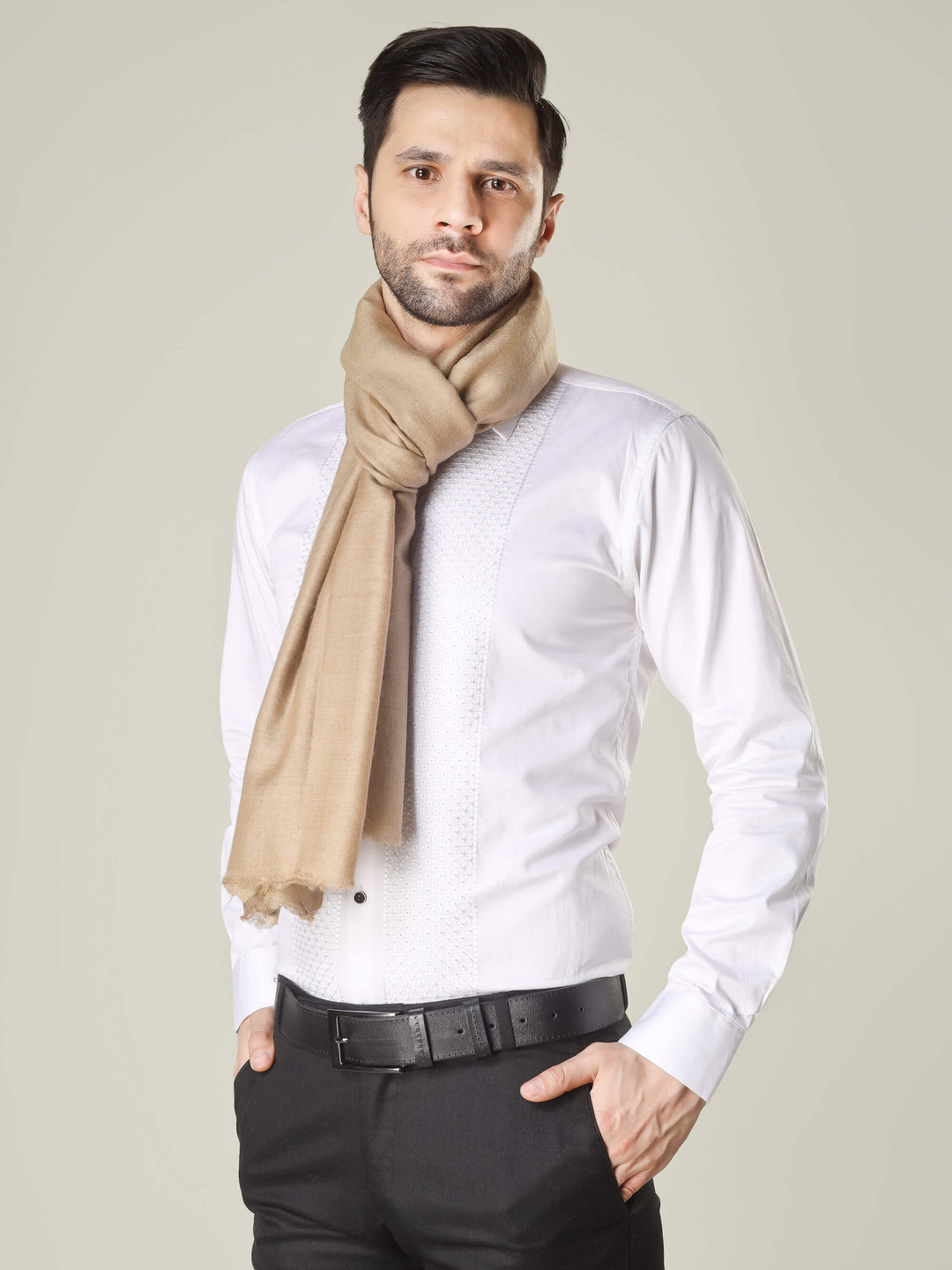 premium pashmina online in India, this brown stole is a timeless wardrobe investment—luxurious, versatile, and easy to style from day to night.