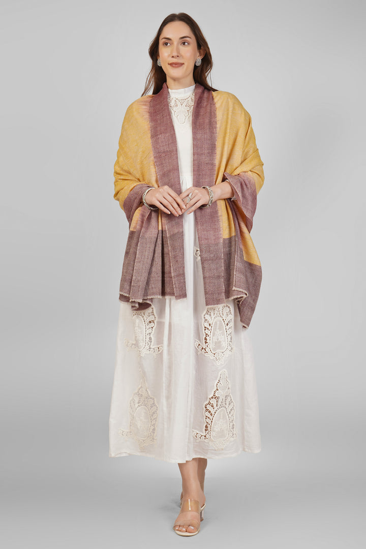 Authentic pashmina shawl online with multi-color gold and mauve stripes, handwoven pure cashmere from Kashmir
    
      | pashmina shawls online | authentic Kashmiri pashmina shawl online | pure pashmina shawl online | original GI certified pashmina shawl online | luxury men's pashmina shawl online from Kashmir | where to buy online pure pashmina in India
    
    | GI Tag Certified - Government-verified authentic Kashmiri Pashmina
    | G20 Official Partner - Selected by India for G20 Summit gifting
    | Handicraft Registered - Official recognition of traditional craftsmanship
    | Certificate of Authenticity - Every purchase includes GI certification