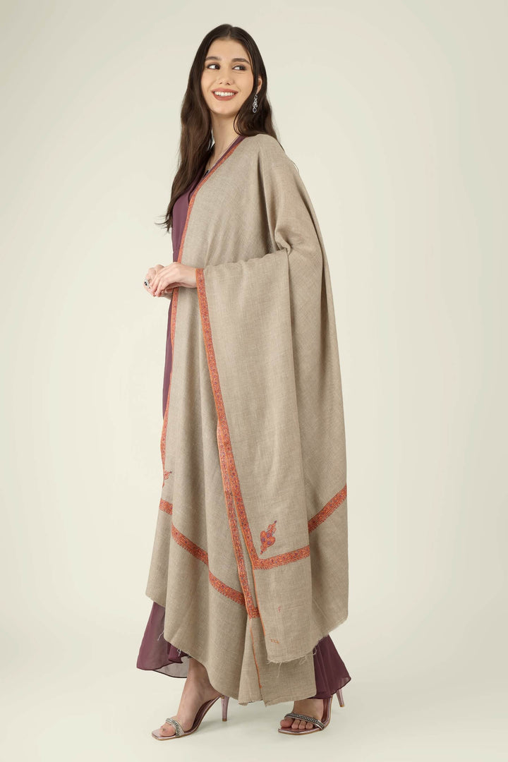 Deema natural Khudrang GI Pashmina Hashidaar embroidered shawl - view 1
    
      | pashmina shawls online | authentic Kashmiri pashmina shawl online | pure pashmina shawl online | original GI certified pashmina shawl online | luxury men's pashmina shawl online from Kashmir | where to buy online pure pashmina in India
    
    | GI Tag Certified - Government-verified authentic Kashmiri Pashmina
    | G20 Official Partner - Selected by India for G20 Summit gifting
    | Handicraft Registered - Official recognition of traditional craftsmanship
    | Certificate of Authenticity - Every purchase includes GI certification