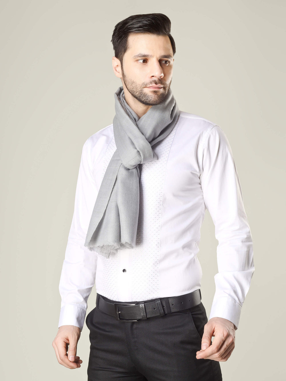 premium pashmina online in India, this grey stole adds understated luxury to your wardrobe and proves that real Kashmiri pashmina is still the smartest style investment