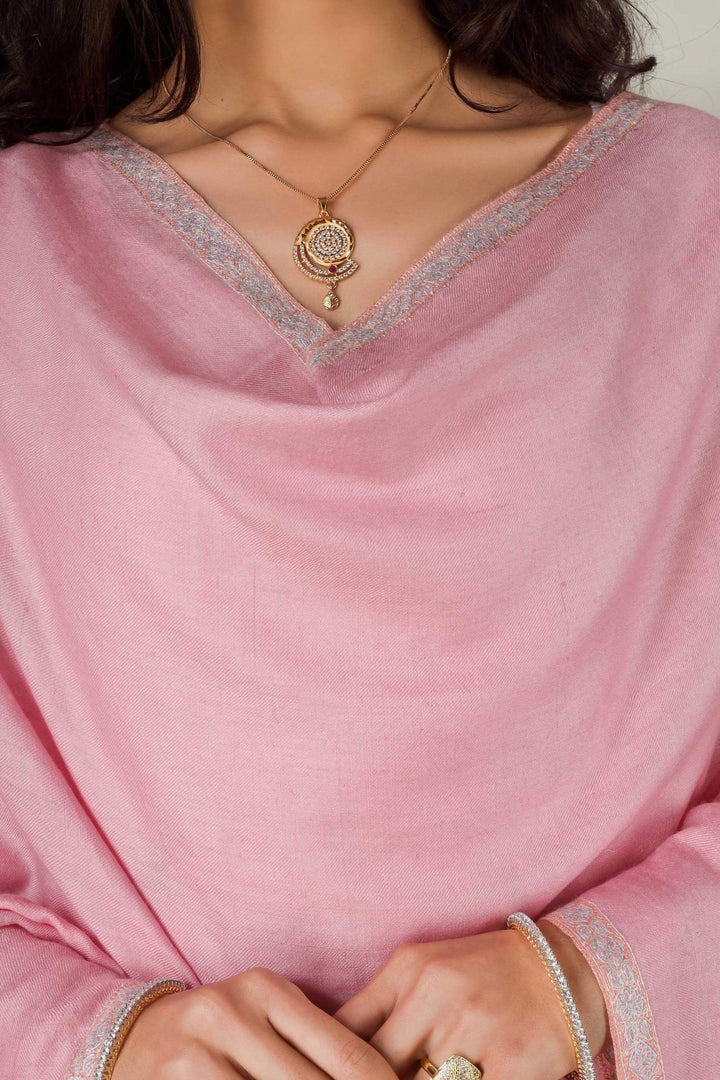 pashmina shawls online, this light pink hashidaar piece blends traditional Kashmiri craftsmanship with a modern, minimal look that never goes out of style
    
      | pashmina shawls online | authentic Kashmiri pashmina shawl online | pure pashmina shawl online | original GI certified pashmina shawl online | luxury men's pashmina shawl online from Kashmir | where to buy online pure pashmina in India
    
    | GI Tag Certified - Government-verified authentic Kashmiri Pashmina
    | G20 Official Partner - Selected by India for G20 Summit gifting
    | Handicraft Registered - Official recognition of traditional craftsmanship
    | Certificate of Authenticity - Every purchase includes GI certification