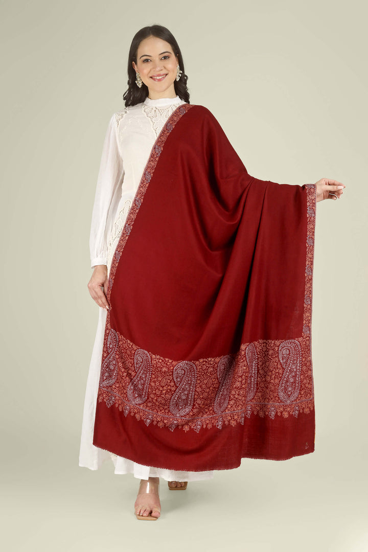 maroon -pashmina-shawl- online -kashmir-kepra
    
      | pashmina shawls online | authentic Kashmiri pashmina shawl online | pure pashmina shawl online | original GI certified pashmina shawl online | luxury men's pashmina shawl online from Kashmir | where to buy online pure pashmina in India
    
    | GI Tag Certified - Government-verified authentic Kashmiri Pashmina
    | G20 Official Partner - Selected by India for G20 Summit gifting
    | Handicraft Registered - Official recognition of traditional craftsmanship
    | Certificate of Authenticity - Every purchase includes GI certification