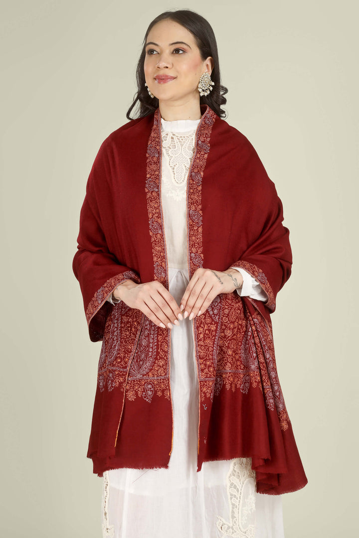 maroon -pashmina-shawl- online -kashmir-kepra
    
      | pashmina shawls online | authentic Kashmiri pashmina shawl online | pure pashmina shawl online | original GI certified pashmina shawl online | luxury men's pashmina shawl online from Kashmir | where to buy online pure pashmina in India
    
    | GI Tag Certified - Government-verified authentic Kashmiri Pashmina
    | G20 Official Partner - Selected by India for G20 Summit gifting
    | Handicraft Registered - Official recognition of traditional craftsmanship
    | Certificate of Authenticity - Every purchase includes GI certification