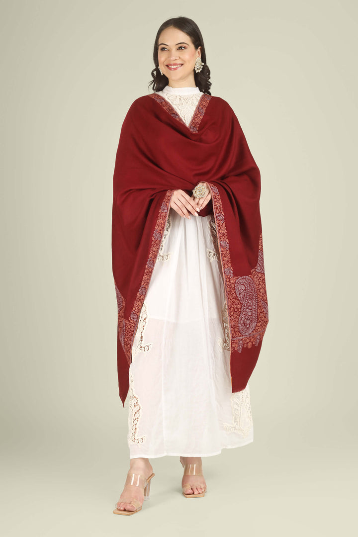 maroon -pashmina-shawl- online -kashmir-kepra
    
      | pashmina shawls online | authentic Kashmiri pashmina shawl online | pure pashmina shawl online | original GI certified pashmina shawl online | luxury men's pashmina shawl online from Kashmir | where to buy online pure pashmina in India
    
    | GI Tag Certified - Government-verified authentic Kashmiri Pashmina
    | G20 Official Partner - Selected by India for G20 Summit gifting
    | Handicraft Registered - Official recognition of traditional craftsmanship
    | Certificate of Authenticity - Every purchase includes GI certification