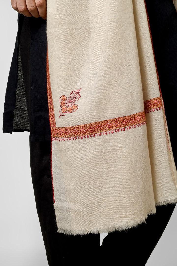 Pashmina Shawl for Men online | White Hashidaar Design in Luxurious Kashmiri Wool
    
      | pashmina shawls online | authentic Kashmiri pashmina shawl online | pure pashmina shawl online | original GI certified pashmina shawl online | luxury men's pashmina shawl online from Kashmir | where to buy online pure pashmina in India
    
    | GI Tag Certified - Government-verified authentic Kashmiri Pashmina
    | G20 Official Partner - Selected by India for G20 Summit gifting
    | Handicraft Registered - Official recognition of traditional craftsmanship
    | Certificate of Authenticity - Every purchase includes GI certification