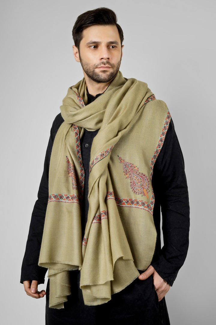 Ideal for gentlemen worldwide seeking luxury men's pashmina shawls in the USA, Canada, UK, Europe and Middle East, this olive green paisley delivers authentic Kashmiri craftsmanship for distinctive style
    
      | pashmina shawls online | authentic Kashmiri pashmina shawl online | pure pashmina shawl online | original GI certified pashmina shawl online | luxury men's pashmina shawl online from Kashmir | where to buy online pure pashmina in India
    
    | GI Tag Certified - Government-verified authentic Kashmiri Pashmina
    | G20 Official Partner - Selected by India for G20 Summit gifting
    | Handicraft Registered - Official recognition of traditional craftsmanship
    | Certificate of Authenticity - Every purchase includes GI certification