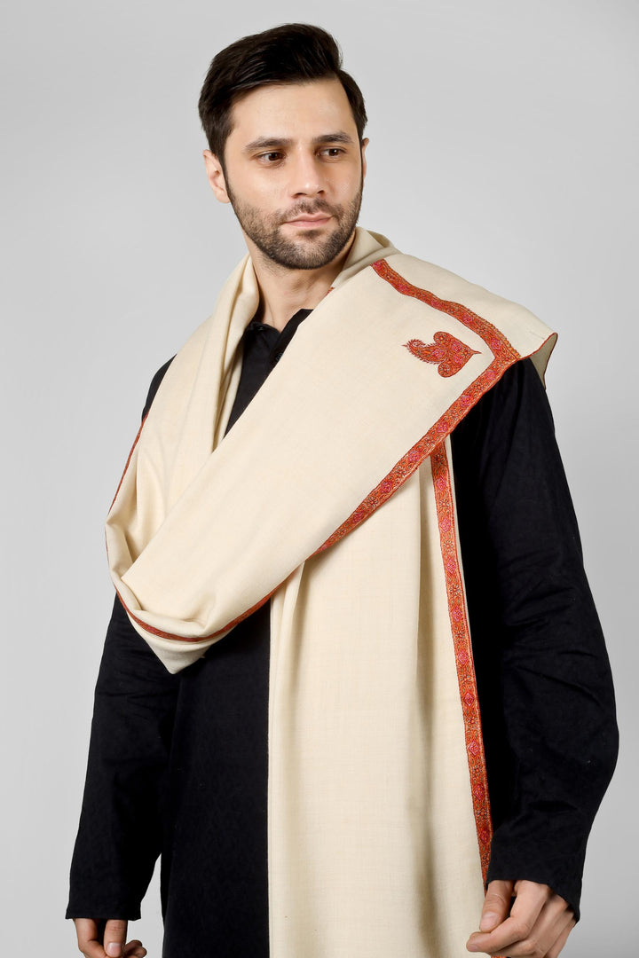 White Pashmina hashidaar mens shawl
    
      | pashmina shawls online | authentic Kashmiri pashmina shawl online | pure pashmina shawl online | original GI certified pashmina shawl online | luxury men's pashmina shawl online from Kashmir | where to buy online pure pashmina in India
    
    | GI Tag Certified - Government-verified authentic Kashmiri Pashmina
    | G20 Official Partner - Selected by India for G20 Summit gifting
    | Handicraft Registered - Official recognition of traditional craftsmanship
    | Certificate of Authenticity - Every purchase includes GI certification