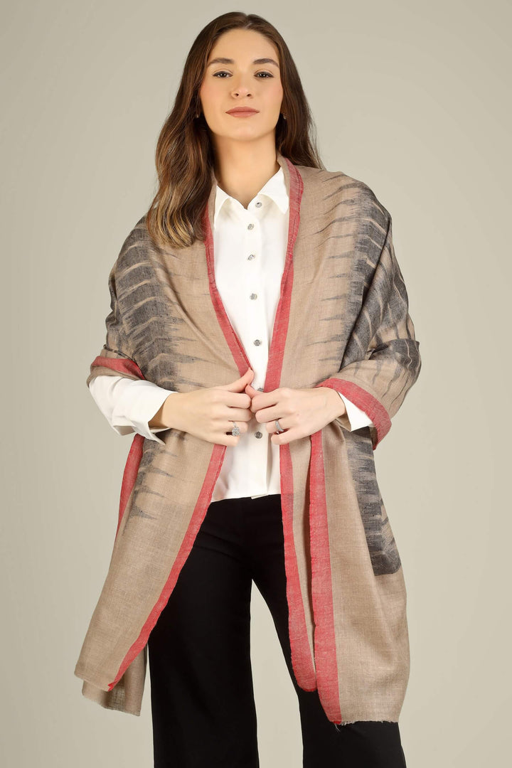 Woven to be featherlight and fluid, this Kashmir pashmina stole can be wrapped, knotted at the waist, or worn open like a shawl—ideal for customers shopping for premium pashmina stoles online in India
    
      | pashmina shawls online | authentic Kashmiri pashmina shawl online | pure pashmina shawl online | original GI certified pashmina shawl online | luxury men's pashmina shawl online from Kashmir | where to buy online pure pashmina in India
    
    | GI Tag Certified - Government-verified authentic Kashmiri Pashmina
    | G20 Official Partner - Selected by India for G20 Summit gifting
    | Handicraft Registered - Official recognition of traditional craftsmanship
    | Certificate of Authenticity - Every purchase includes GI certification
