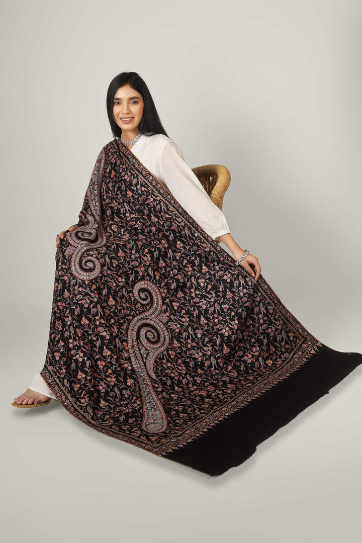 Perfect for admirers of luxury pashmina shawls across the USA, Canada, UK, Europe and the Middle East, this black jaldaar GI pashmina shawl brings authentic Kashmiri sophistication to wardrobes worldwide
    
      | pashmina shawls online | authentic Kashmiri pashmina shawl online | pure pashmina shawl online | original GI certified pashmina shawl online | luxury men's pashmina shawl online from Kashmir | where to buy online pure pashmina in India
    
    | GI Tag Certified - Government-verified authentic Kashmiri Pashmina
    | G20 Official Partner - Selected by India for G20 Summit gifting
    | Handicraft Registered - Official recognition of traditional craftsmanship
    | Certificate of Authenticity - Every purchase includes GI certification