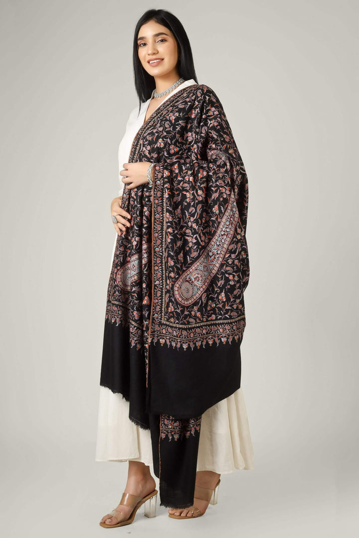 Perfect for admirers of luxury pashmina shawls across the USA, Canada, UK, Europe and the Middle East, this black jaldaar GI pashmina shawl brings authentic Kashmiri sophistication to wardrobes worldwide
    
      | pashmina shawls online | authentic Kashmiri pashmina shawl online | pure pashmina shawl online | original GI certified pashmina shawl online | luxury men's pashmina shawl online from Kashmir | where to buy online pure pashmina in India
    
    | GI Tag Certified - Government-verified authentic Kashmiri Pashmina
    | G20 Official Partner - Selected by India for G20 Summit gifting
    | Handicraft Registered - Official recognition of traditional craftsmanship
    | Certificate of Authenticity - Every purchase includes GI certification
