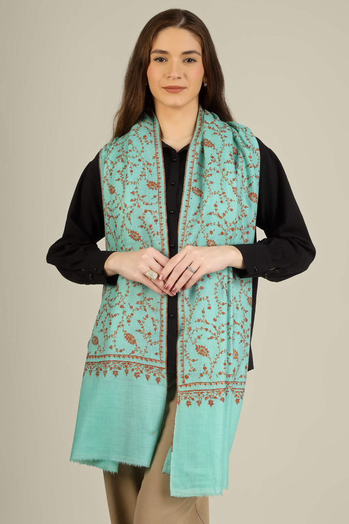 this GI pashmina green needle work stole brings the soul of Kashmiri craftsmanship to cities from New York and Los Angeles to Chicago, Houston, and Toronto
    
      | pashmina shawls online | authentic Kashmiri pashmina shawl online | pure pashmina shawl online | original GI certified pashmina shawl online | luxury men's pashmina shawl online from Kashmir | where to buy online pure pashmina in India
    
    | GI Tag Certified - Government-verified authentic Kashmiri Pashmina
    | G20 Official Partner - Selected by India for G20 Summit gifting
    | Handicraft Registered - Official recognition of traditional craftsmanship
    | Certificate of Authenticity - Every purchase includes GI certification