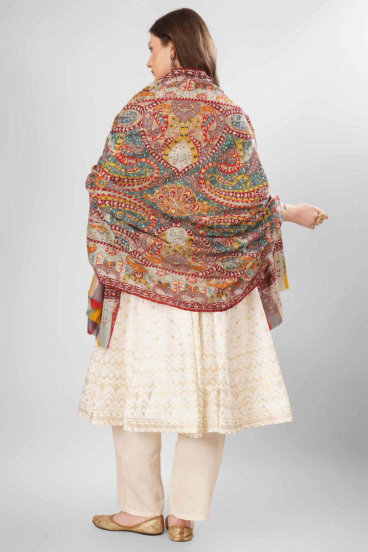"Pashmina Kalamkari Arwajaan Shawl | Authentic Hand-Painted Kashmiri Pashmina Wool Wrap | Luxury Shawl with Intricate Kalamkari Art | Soft, Warm, Elegant Design for Timeless Style"
    
      | pashmina shawls online | authentic Kashmiri pashmina shawl online | pure pashmina shawl online | original GI certified pashmina shawl online | luxury men's pashmina shawl online from Kashmir | where to buy online pure pashmina in India
    
    | GI Tag Certified - Government-verified authentic Kashmiri Pashmina
    | G20 Official Partner - Selected by India for G20 Summit gifting
    | Handicraft Registered - Official recognition of traditional craftsmanship
    | Certificate of Authenticity - Every purchase includes GI certification