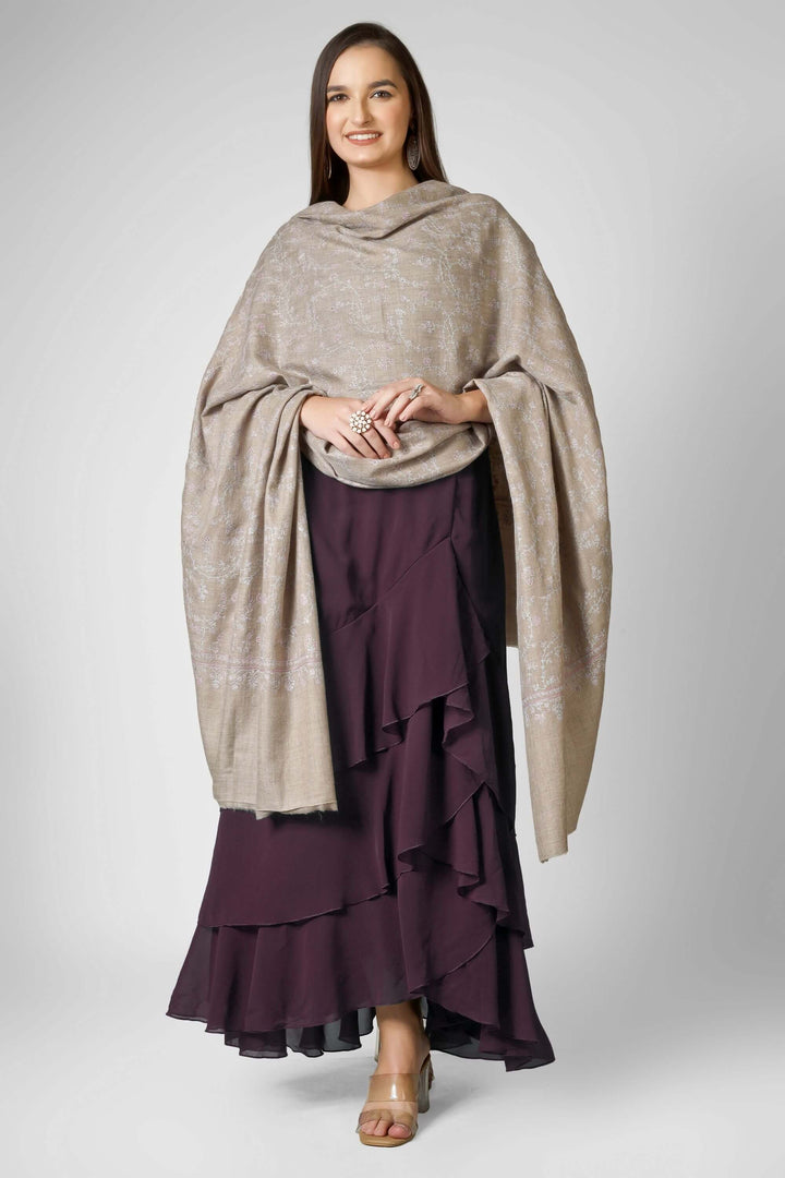 Natural Liyana GI pashmina Jaldaar Shawl
    
      | pashmina shawls online | authentic Kashmiri pashmina shawl online | pure pashmina shawl online | original GI certified pashmina shawl online | luxury men's pashmina shawl online from Kashmir | where to buy online pure pashmina in India
    
    | GI Tag Certified - Government-verified authentic Kashmiri Pashmina
    | G20 Official Partner - Selected by India for G20 Summit gifting
    | Handicraft Registered - Official recognition of traditional craftsmanship
    | Certificate of Authenticity - Every purchase includes GI certification