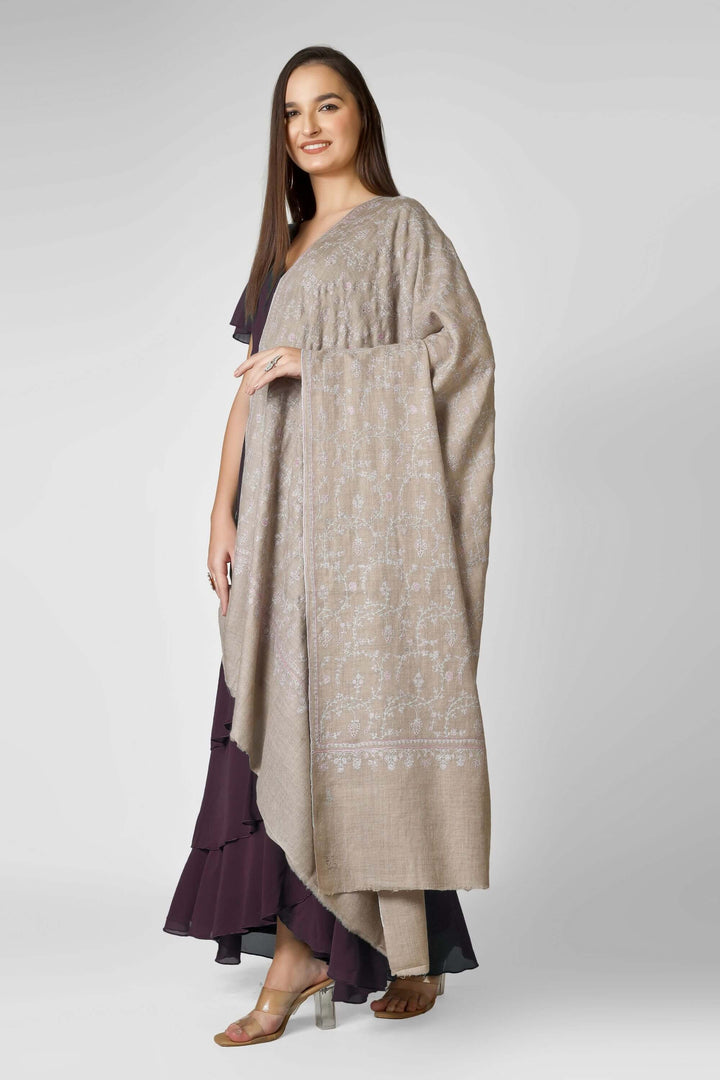 Natural Liyana GI pashmina Jaldaar Shawl
    
      | pashmina shawls online | authentic Kashmiri pashmina shawl online | pure pashmina shawl online | original GI certified pashmina shawl online | luxury men's pashmina shawl online from Kashmir | where to buy online pure pashmina in India
    
    | GI Tag Certified - Government-verified authentic Kashmiri Pashmina
    | G20 Official Partner - Selected by India for G20 Summit gifting
    | Handicraft Registered - Official recognition of traditional craftsmanship
    | Certificate of Authenticity - Every purchase includes GI certification