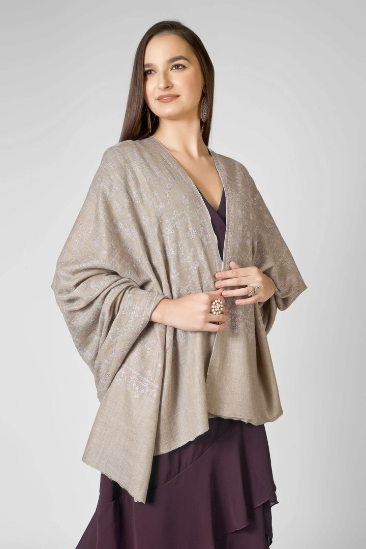 Natural Liyana GI pashmina Jaldaar Shawl
    
      | pashmina shawls online | authentic Kashmiri pashmina shawl online | pure pashmina shawl online | original GI certified pashmina shawl online | luxury men's pashmina shawl online from Kashmir | where to buy online pure pashmina in India
    
    | GI Tag Certified - Government-verified authentic Kashmiri Pashmina
    | G20 Official Partner - Selected by India for G20 Summit gifting
    | Handicraft Registered - Official recognition of traditional craftsmanship
    | Certificate of Authenticity - Every purchase includes GI certification