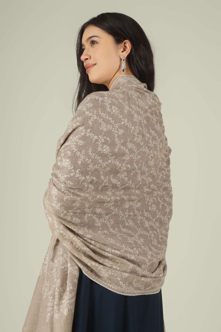 Experience the organic luxury of Kepra’s GI Certified "Khudrang" Pashmina. Hand-spun from 100% undyed high-altitude pashm, this fawn-toned masterpiece 
    
      | pashmina shawls online | authentic Kashmiri pashmina shawl online | pure pashmina shawl online | original GI certified pashmina shawl online | luxury men's pashmina shawl online from Kashmir | where to buy online pure pashmina in India
    
    | GI Tag Certified - Government-verified authentic Kashmiri Pashmina
    | G20 Official Partner - Selected by India for G20 Summit gifting
    | Handicraft Registered - Official recognition of traditional craftsmanship
    | Certificate of Authenticity - Every purchase includes GI certification
