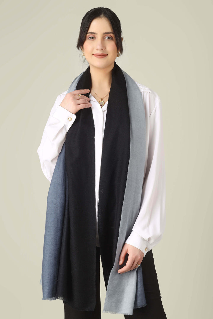 Ideal for customers searching for pashmina online, this black and grey ombre stole is a smart choice for boardrooms and business trips from India to Germany.
    
      | pashmina shawls online | authentic Kashmiri pashmina shawl online | pure pashmina shawl online | original GI certified pashmina shawl online | luxury men's pashmina shawl online from Kashmir | where to buy online pure pashmina in India
    
    | GI Tag Certified - Government-verified authentic Kashmiri Pashmina
    | G20 Official Partner - Selected by India for G20 Summit gifting
    | Handicraft Registered - Official recognition of traditional craftsmanship
    | Certificate of Authenticity - Every purchase includes GI certification