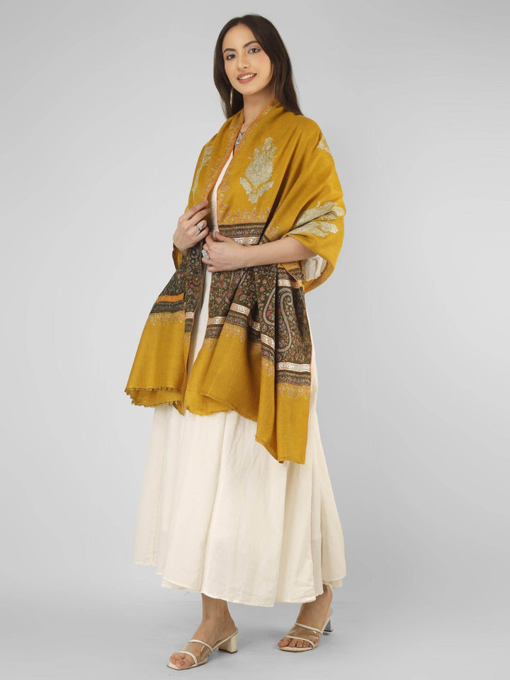 A luxurious option for admirers of pashmina shawls in Italy, this palledaar shawl with big paisley booti detailing brings authentic Kashmiri craftsmanship
    
      | pashmina shawls online | authentic Kashmiri pashmina shawl online | pure pashmina shawl online | original GI certified pashmina shawl online | luxury men's pashmina shawl online from Kashmir | where to buy online pure pashmina in India
    
    | GI Tag Certified - Government-verified authentic Kashmiri Pashmina
    | G20 Official Partner - Selected by India for G20 Summit gifting
    | Handicraft Registered - Official recognition of traditional craftsmanship
    | Certificate of Authenticity - Every purchase includes GI certification