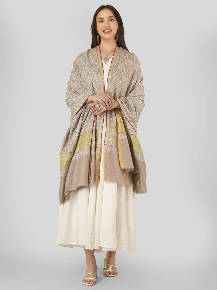 A distinguished choice for admirers of pashmina shawls in New Zealand, this heritage-style jama shawl brings authentic Kashmiri artistry
    
      | pashmina shawls online | authentic Kashmiri pashmina shawl online | pure pashmina shawl online | original GI certified pashmina shawl online | luxury men's pashmina shawl online from Kashmir | where to buy online pure pashmina in India
    
    | GI Tag Certified - Government-verified authentic Kashmiri Pashmina
    | G20 Official Partner - Selected by India for G20 Summit gifting
    | Handicraft Registered - Official recognition of traditional craftsmanship
    | Certificate of Authenticity - Every purchase includes GI certification