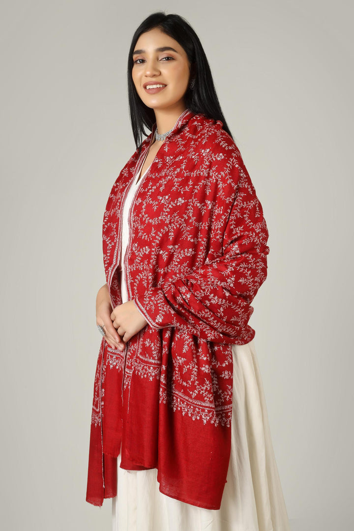 Perfect for admirers of luxury pashmina shawls across the USA, Canada, UK, Europe and the Middle East, this red jaldaar GI pashmina shawl brings authentic Kashmiri elegance to wardrobes worldwide
    
      | pashmina shawls online | authentic Kashmiri pashmina shawl online | pure pashmina shawl online | original GI certified pashmina shawl online | luxury men's pashmina shawl online from Kashmir | where to buy online pure pashmina in India
    
    | GI Tag Certified - Government-verified authentic Kashmiri Pashmina
    | G20 Official Partner - Selected by India for G20 Summit gifting
    | Handicraft Registered - Official recognition of traditional craftsmanship
    | Certificate of Authenticity - Every purchase includes GI certification