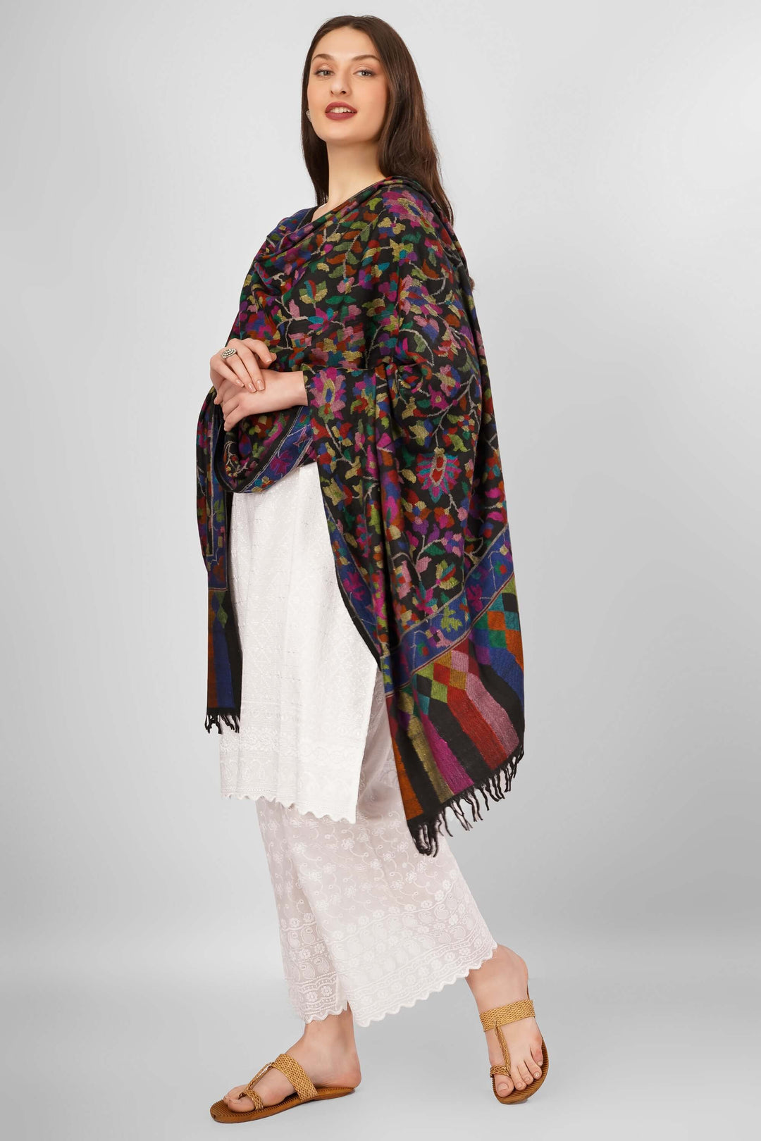 "Pashmina Shawl and Kani Shawl | Luxury Handwoven Kani Shawls from Kashmir | Men’s Pashmina Shawl | Authentic Kashmiri Pashmina Wool | Timeless Craftsmanship | Soft, Warm, Elegant Shawls for Men and Women"