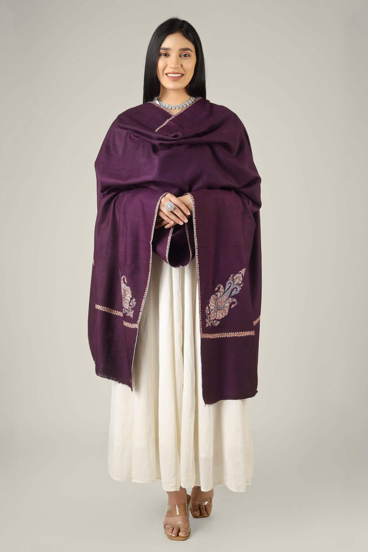 Perfect for admirers of luxury pashmina shawls across the USA, Canada, UK, Europe and the Middle East, this wine purple paisley pashmina shawl brings authentic Kashmiri elegance to wardrobes worldwide.
    
      | pashmina shawls online | authentic Kashmiri pashmina shawl online | pure pashmina shawl online | original GI certified pashmina shawl online | luxury men's pashmina shawl online from Kashmir | where to buy online pure pashmina in India
    
    | GI Tag Certified - Government-verified authentic Kashmiri Pashmina
    | G20 Official Partner - Selected by India for G20 Summit gifting
    | Handicraft Registered - Official recognition of traditional craftsmanship
    | Certificate of Authenticity - Every purchase includes GI certification