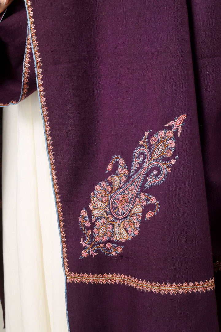 Perfect for admirers of luxury pashmina shawls across the USA, Canada, UK, Europe and the Middle East, this wine purple paisley pashmina shawl brings authentic Kashmiri elegance to wardrobes worldwide.
    
      | pashmina shawls online | authentic Kashmiri pashmina shawl online | pure pashmina shawl online | original GI certified pashmina shawl online | luxury men's pashmina shawl online from Kashmir | where to buy online pure pashmina in India
    
    | GI Tag Certified - Government-verified authentic Kashmiri Pashmina
    | G20 Official Partner - Selected by India for G20 Summit gifting
    | Handicraft Registered - Official recognition of traditional craftsmanship
    | Certificate of Authenticity - Every purchase includes GI certification