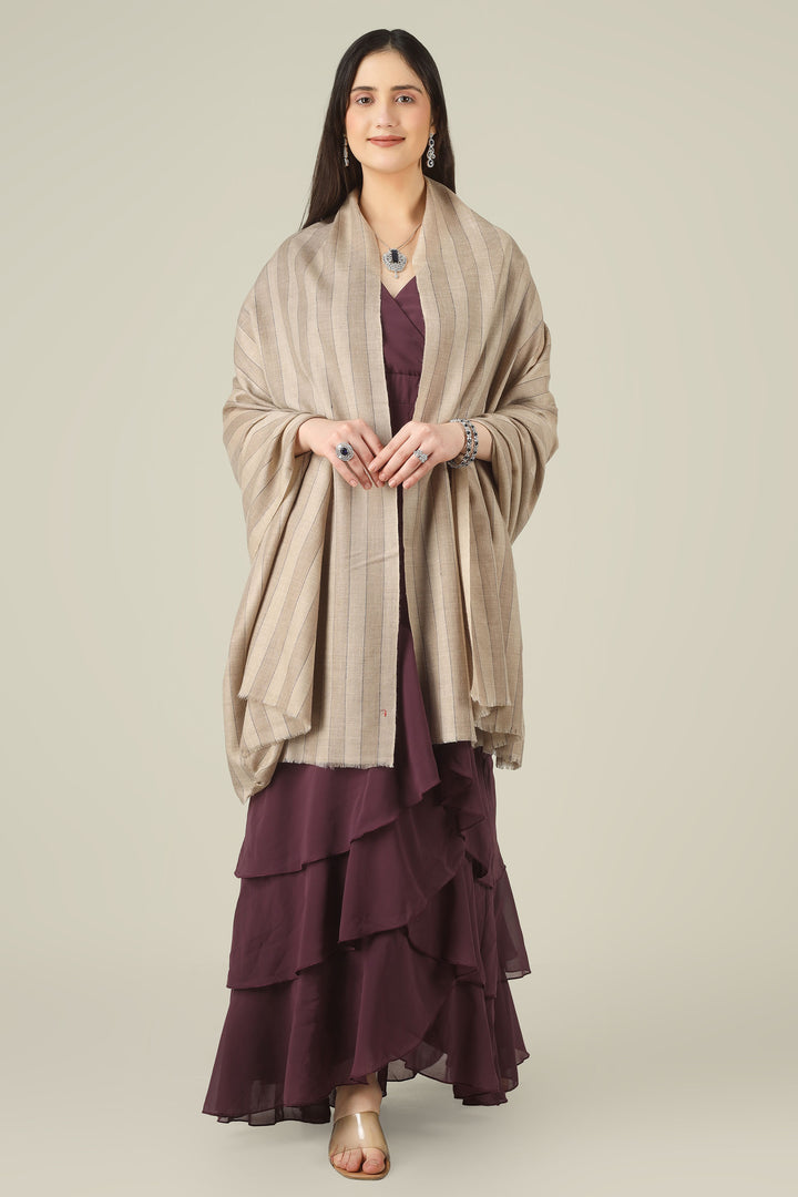 natural striped pashmina shawl online in India, this piece blends everyday versatility with quiet luxury from Kashmir.
    
      | pashmina shawls online | authentic Kashmiri pashmina shawl online | pure pashmina shawl online | original GI certified pashmina shawl online | luxury men's pashmina shawl online from Kashmir | where to buy online pure pashmina in India
    
    | GI Tag Certified - Government-verified authentic Kashmiri Pashmina
    | G20 Official Partner - Selected by India for G20 Summit gifting
    | Handicraft Registered - Official recognition of traditional craftsmanship
    | Certificate of Authenticity - Every purchase includes GI certification