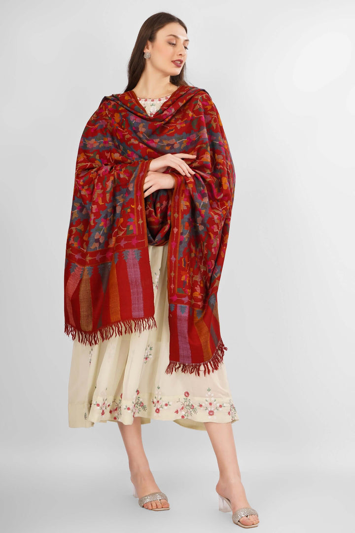 "Buy Authentic Pashmina Shawls | Handmade Kani Weaves and Pure Cashmere | Heritage Craft from Kashmir, India"