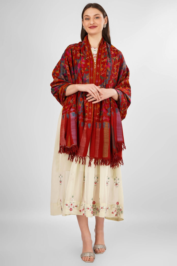 "Buy Authentic Pashmina Shawls | Handmade Kani Weaves and Pure Cashmere | Heritage Craft from Kashmir, India"