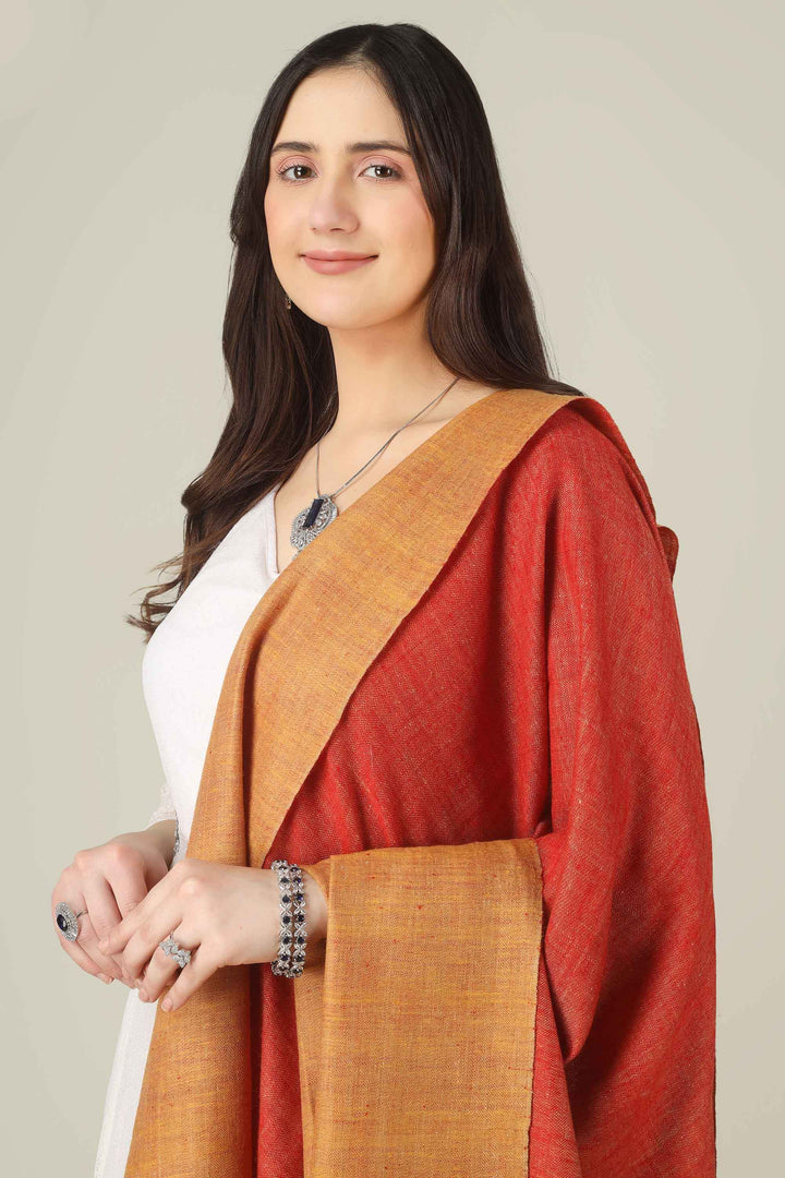 Reversible Orange Mustard Asmara Pure Pashmina Shawl
    
      | pashmina shawls online | authentic Kashmiri pashmina shawl online | pure pashmina shawl online | original GI certified pashmina shawl online | luxury men's pashmina shawl online from Kashmir | where to buy online pure pashmina in India
    
    | GI Tag Certified - Government-verified authentic Kashmiri Pashmina
    | G20 Official Partner - Selected by India for G20 Summit gifting
    | Handicraft Registered - Official recognition of traditional craftsmanship
    | Certificate of Authenticity - Every purchase includes GI certification