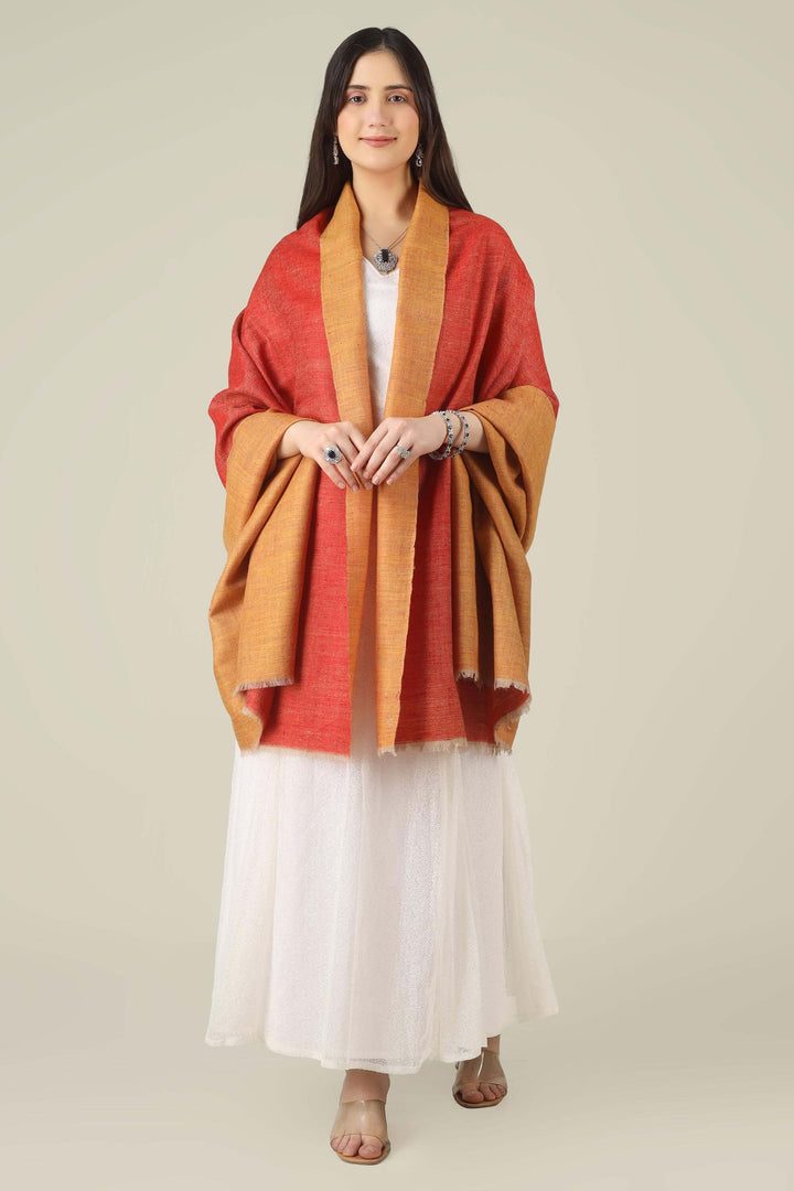 Reversible Orange Mustard Asmara Pure Pashmina Shawl
    
      | pashmina shawls online | authentic Kashmiri pashmina shawl online | pure pashmina shawl online | original GI certified pashmina shawl online | luxury men's pashmina shawl online from Kashmir | where to buy online pure pashmina in India
    
    | GI Tag Certified - Government-verified authentic Kashmiri Pashmina
    | G20 Official Partner - Selected by India for G20 Summit gifting
    | Handicraft Registered - Official recognition of traditional craftsmanship
    | Certificate of Authenticity - Every purchase includes GI certification
