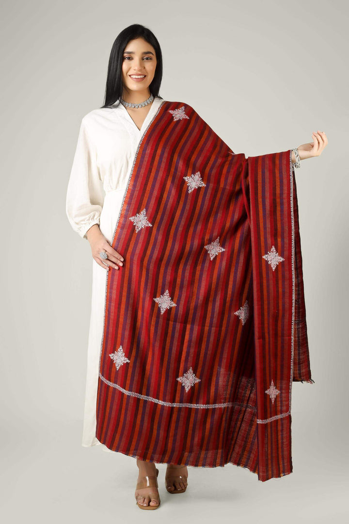Perfect for admirers of luxury pashmina shawls across the USA, Canada, UK, Europe and the Middle East, this striped bootidaar GI pashmina shawl brings authentic Kashmiri craftsmanship to wardrobes worldwide
    
      | pashmina shawls online | authentic Kashmiri pashmina shawl online | pure pashmina shawl online | original GI certified pashmina shawl online | luxury men's pashmina shawl online from Kashmir | where to buy online pure pashmina in India
    
    | GI Tag Certified - Government-verified authentic Kashmiri Pashmina
    | G20 Official Partner - Selected by India for G20 Summit gifting
    | Handicraft Registered - Official recognition of traditional craftsmanship
    | Certificate of Authenticity - Every purchase includes GI certification
