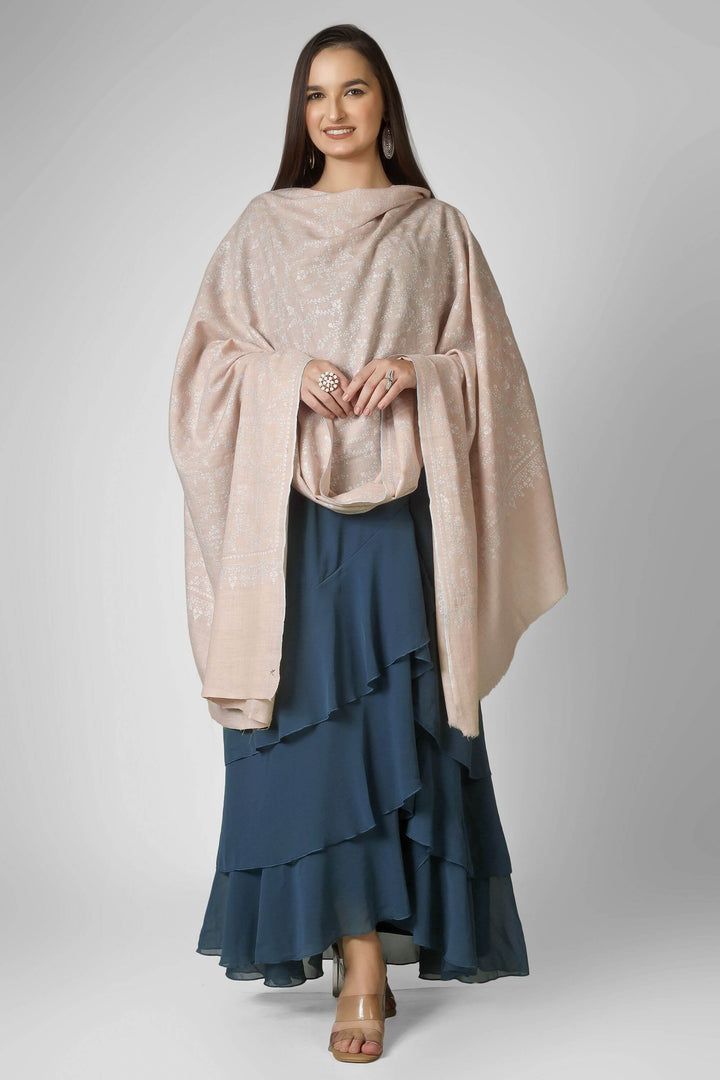 Blush Pink Arisha pashmina Jaldaar Shawl
    
      | pashmina shawls online | authentic Kashmiri pashmina shawl online | pure pashmina shawl online | original GI certified pashmina shawl online | luxury men's pashmina shawl online from Kashmir | where to buy online pure pashmina in India
    
    | GI Tag Certified - Government-verified authentic Kashmiri Pashmina
    | G20 Official Partner - Selected by India for G20 Summit gifting
    | Handicraft Registered - Official recognition of traditional craftsmanship
    | Certificate of Authenticity - Every purchase includes GI certification